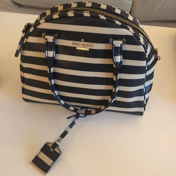 kate spade Handbags - New condition Kate Spade striped bag